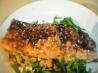 Oven Roasted Salmon With Balsamic Sauce. Recipe by Lorrie in Montreal