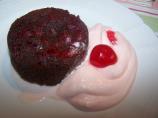 Molten Chocolate-Cherry Cakes