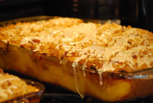 5 Layer Peach Cobbler Coffee Cake!. Photo by Autism Mommy