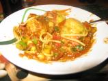 Moroccan Style Turkey Spaghetti & Meatballs. Photo by Abba Gimel
