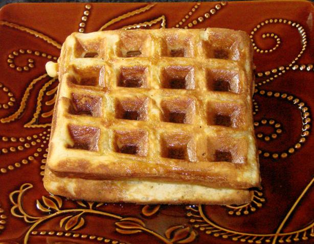 Easy Peasy Breakfast Waffles. Photo by Boomette