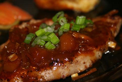 Pepper Crusted Turkey (Or Chicken) Cutlets  With Chutney Sauce. Photo by ~Nimz~