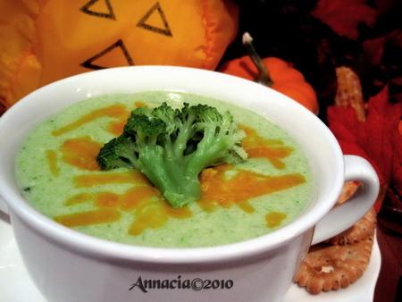 Broccoli Cheese Soup. Photo by Annacia