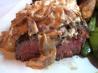 Steak a La Moutarde (Steak With Mustard Cream Sauce). Recipe by threeovens