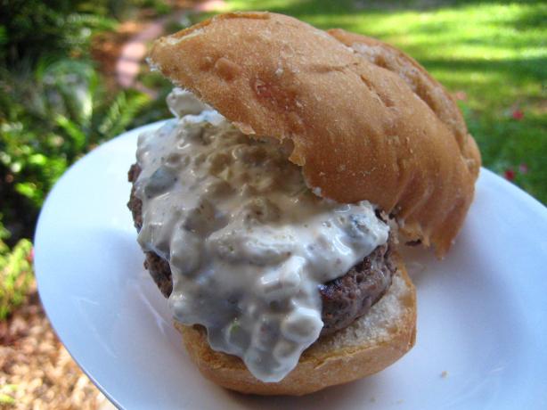 Blue Cheese Burgers. Photo by gailanng