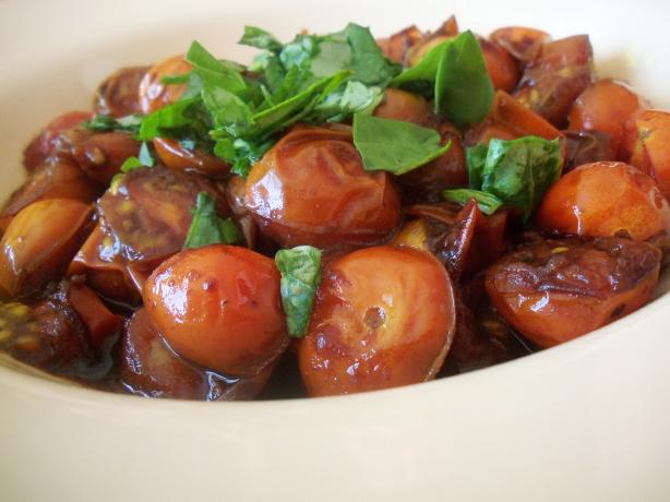 Sauteed Grape Tomatoes. Photo by *Parsley*