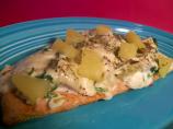 Surfin' Spinach and Artichoke Pita Pizza