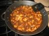 Delicious Chicken over Fried Polenta