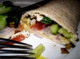 Swiss Chicken Wrap With Honey Mustard Sauce