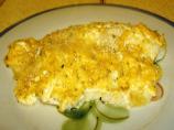 Baked Tilapia With Sour Cream Parmesan Crust