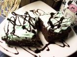 Layered Mint Chocolate Brownies