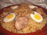 Algerian Tli Tli B'djedj - Pasta With Chicken!