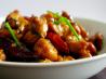 Smoky Hot Chicken Stir-Fried With Dried Red Chillies and Green G