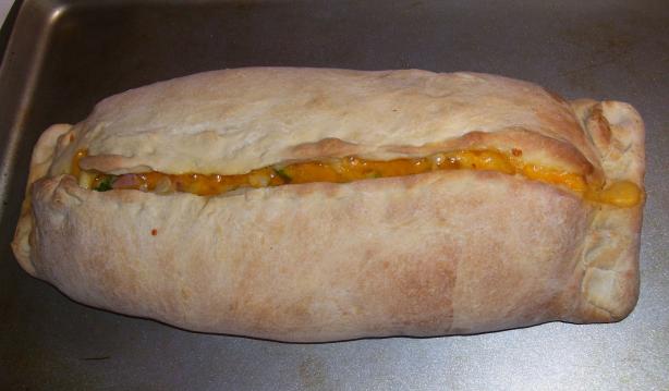 Stromboli, Ham and Veggie. Photo by EvaMom