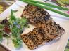 Sesame-Crusted Salmon. Recipe by MARIA MAC *