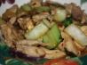 Ginger-Sesame Chicken With Bok Choy, Onion and Mushrooms. Recipe by adopt a greyhound