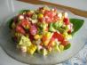 Fresh Mozzarella Salad W/ Avocado, Roasted Corn & Tomato. Recipe by swissms