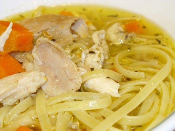Real Chicken Noodle Soup. Photo by yamakarasu