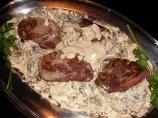 Filet Mignon With Stroganov Sauce