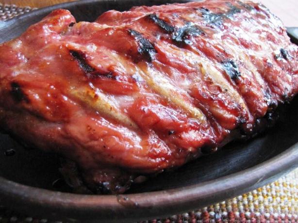 Peach-Glazed Baby Back Ribs. Photo by loof