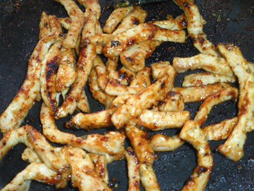 Quick Honey Mustard Pork Stir-Fry. Photo by Bergy