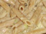 Healthy Low-Fat Penne Alfredo (Or Linguine)