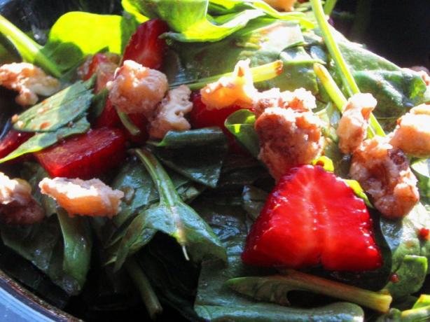 Spinach/Strawberry Salad. Photo by SwedishExpat