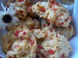 Roasted Red Pepper and Parmesan Biscuits