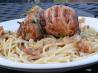 BBQ Chicken Thigh Roll in White Wine Pasta Sauce (Chicken Bragjo. Recipe by Hank- BT