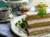 Dainty Egg and Chive Tea Sandwiches for Tea-Time