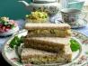 Dainty Egg and Chive Tea Sandwiches for Tea-Time