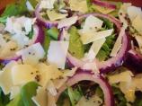 Lemon Dressing on Greens