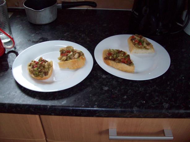 Prawn (Shrimp) Bruschetta. Photo by Boo L