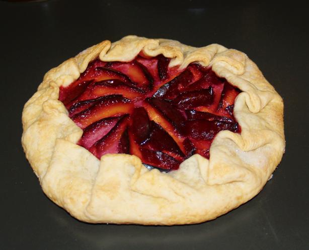 Plum Frangipane Tart. Photo by TattooedMamaof2