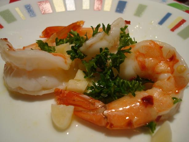 Spanish Baked Shrimp. Photo by Starrynews