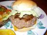 Burgers, Well-Done but Still Juicy!. Recipe by Lakerdog2