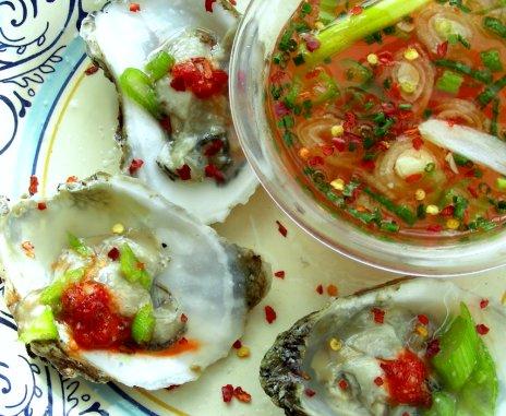 Freshly Shucked Oysters and Sauce Mignonette With a Twist!. Photo by Andi of Longmeadow Farm