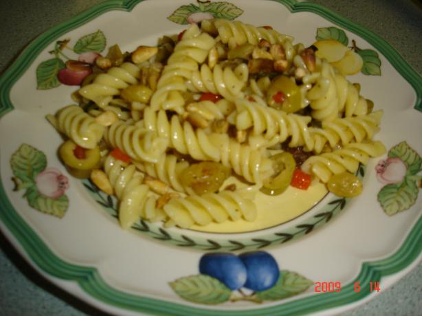 Fusilli Pasta Salad. Photo by young chef #3