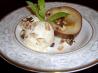 White Wine Roasted Pears With Hazelnut Ice Cream. Recipe by SarahBelle9475