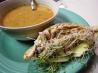 Smoked Turkey Pockets With Apple Slaw. Recipe by School Chef