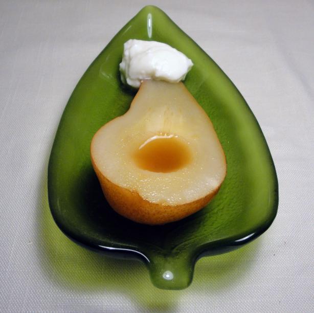Sherry Baked Pears. Photo by Debbwl