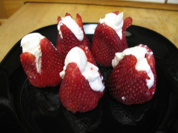 Ww Stuffed Strawberries (1 Ww Point). Photo by punkyluv