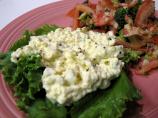 Open-Faced Egg Salad and Watercress Sandwich
