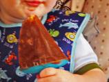 Easy Sugar & Fat Free Chocolate and Banana Pudding Popsicles