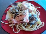 Smoky Salmon Fettuccine