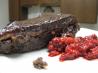 Flourless Chocolate Cake With Marzipan and Raspberries. Recipe by fuzzypugs