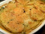 Potato Gratin With Broth and Parmesan