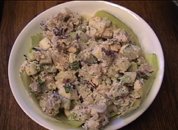 Jicama Turkey Salad. Photo by Borealis Beegirl