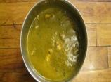 Cottage Cheese in Spinach Gravy(Palak Paneer). Photo by Pavithra Mahesh