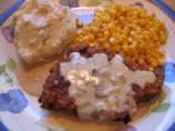 All American Chicken Fried Steak With Cream Gravy